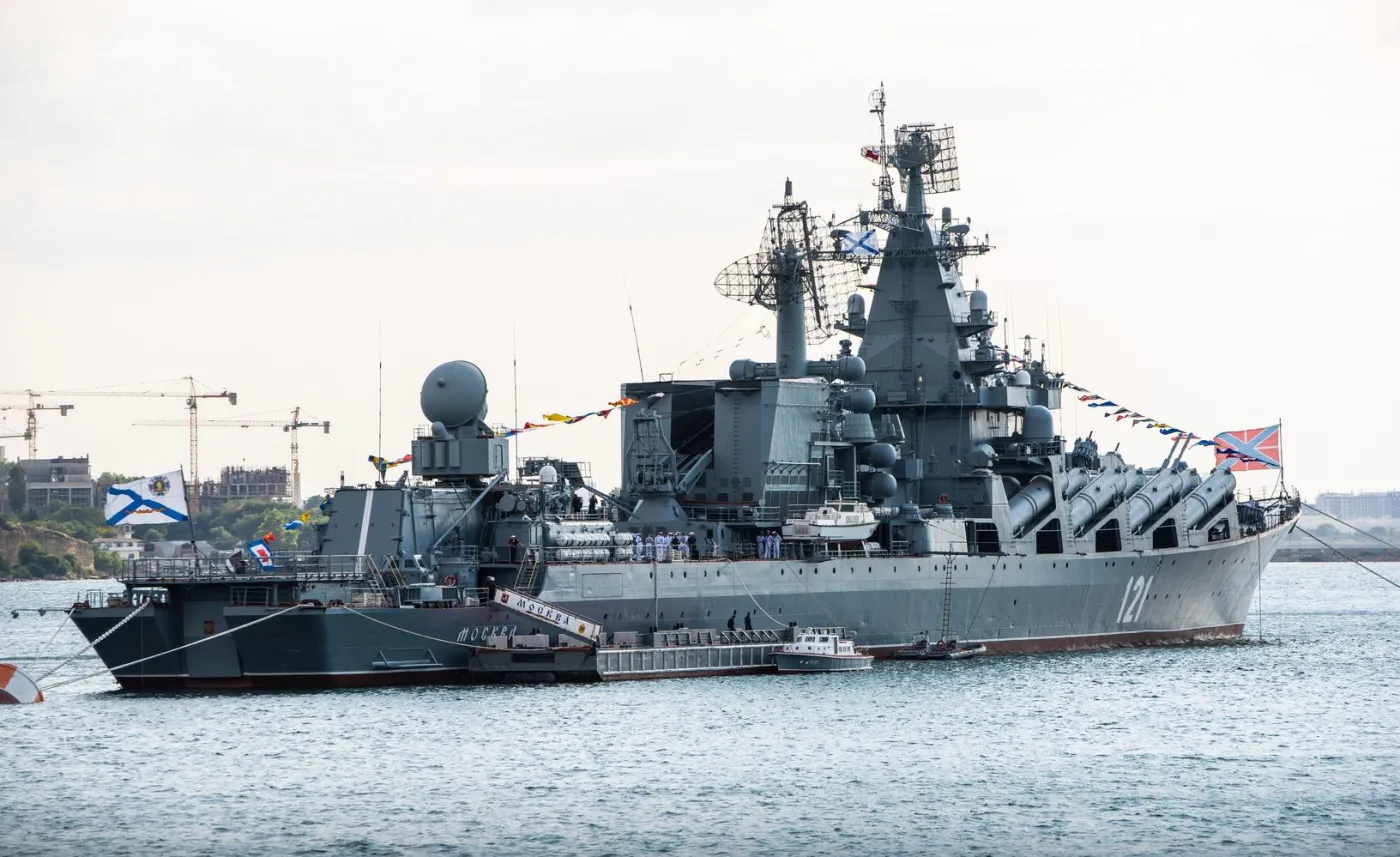 Krążownik "Moskwa" to duma rosyjskiej marynarki. Okręt flagowy Floty Czarnomorskiej