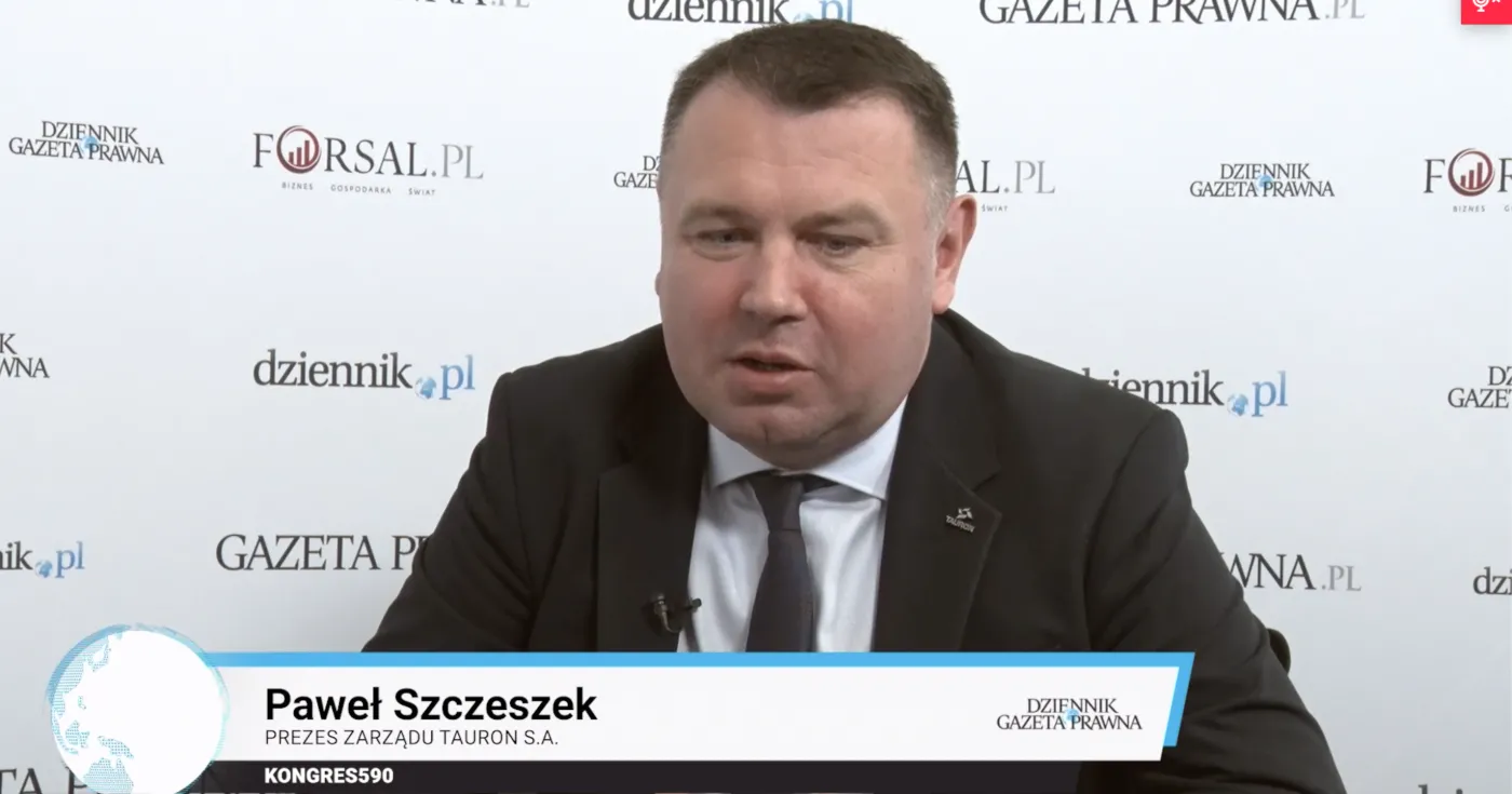 Paweł Szczeszek: Zielony zwrot Taurona idzie zgodnie z planem