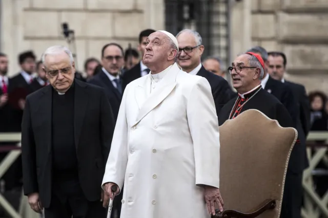 Papież Franciszek popłakał się w trakcie modlitwy o pokój na Ukrainie
