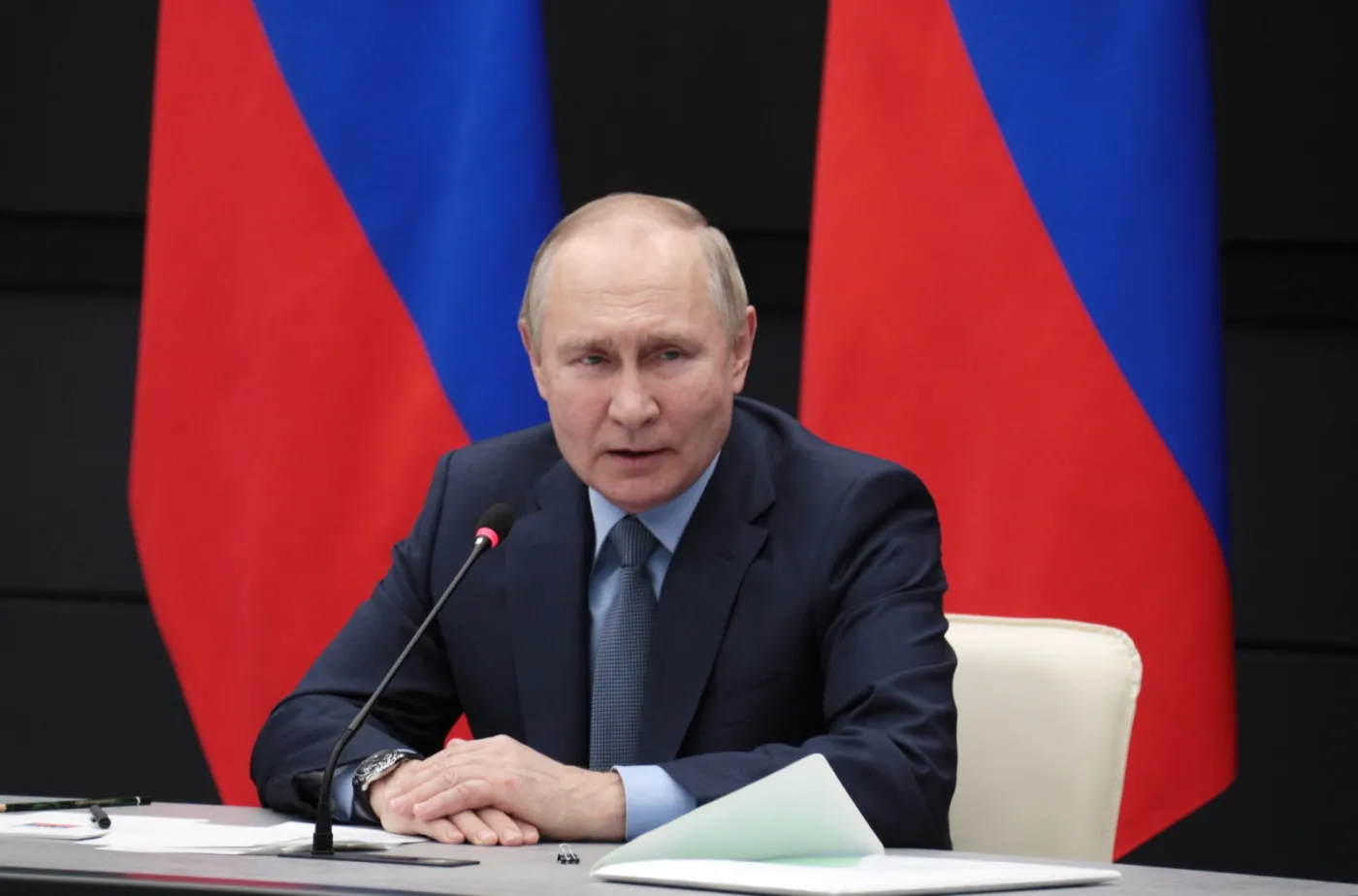 Telewizyjne wystąpienie Putina. Patrioty chce "zmiażdżyć jak orzechy"
