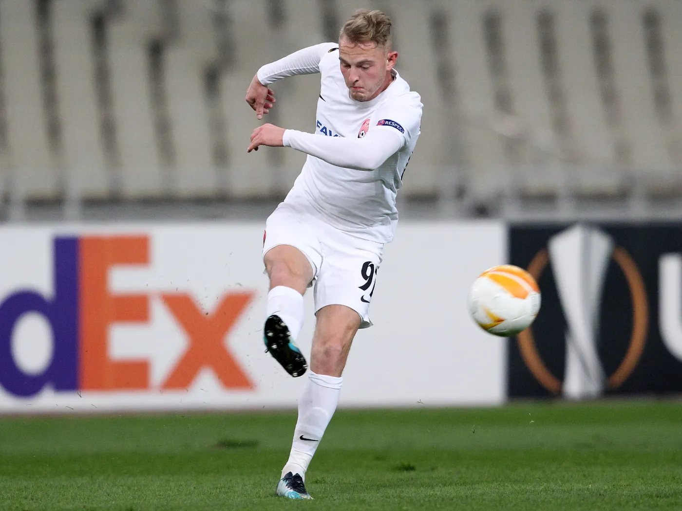 Andrejs Ciganiks po raz pierwszy trenował z Widzewem Łódź
