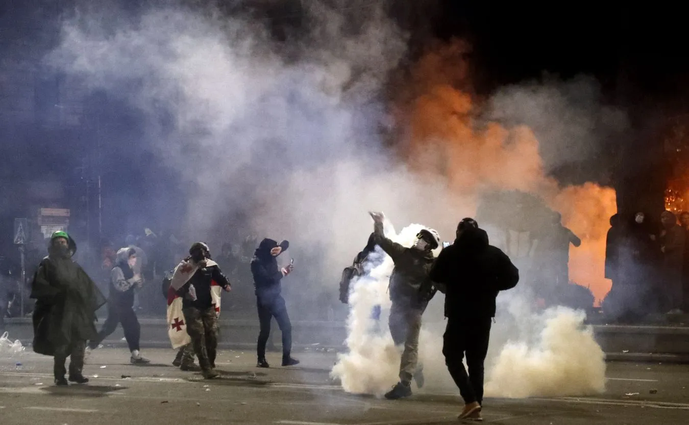 Protest w Gruzji 