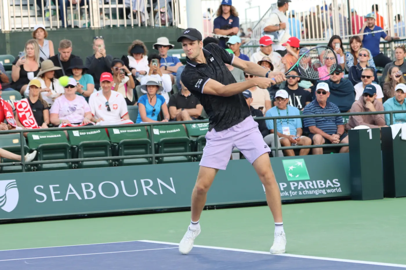 Porażka Hurkacza w trzeciej rundzie turnieju w Indian Wells.