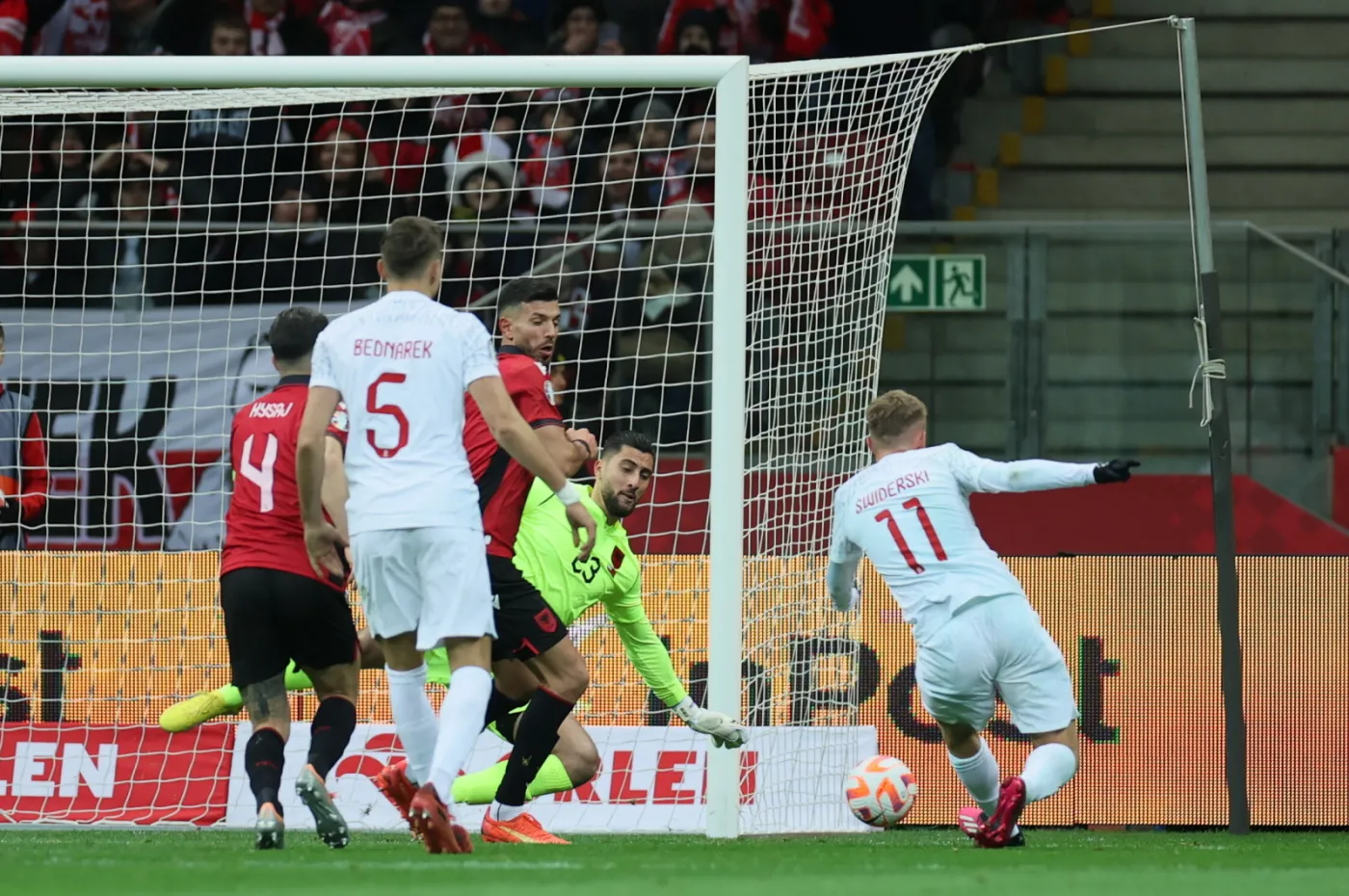 Karol Świderski bohaterem. Po jego golu pokonaliśmy Albanię [FOTO]