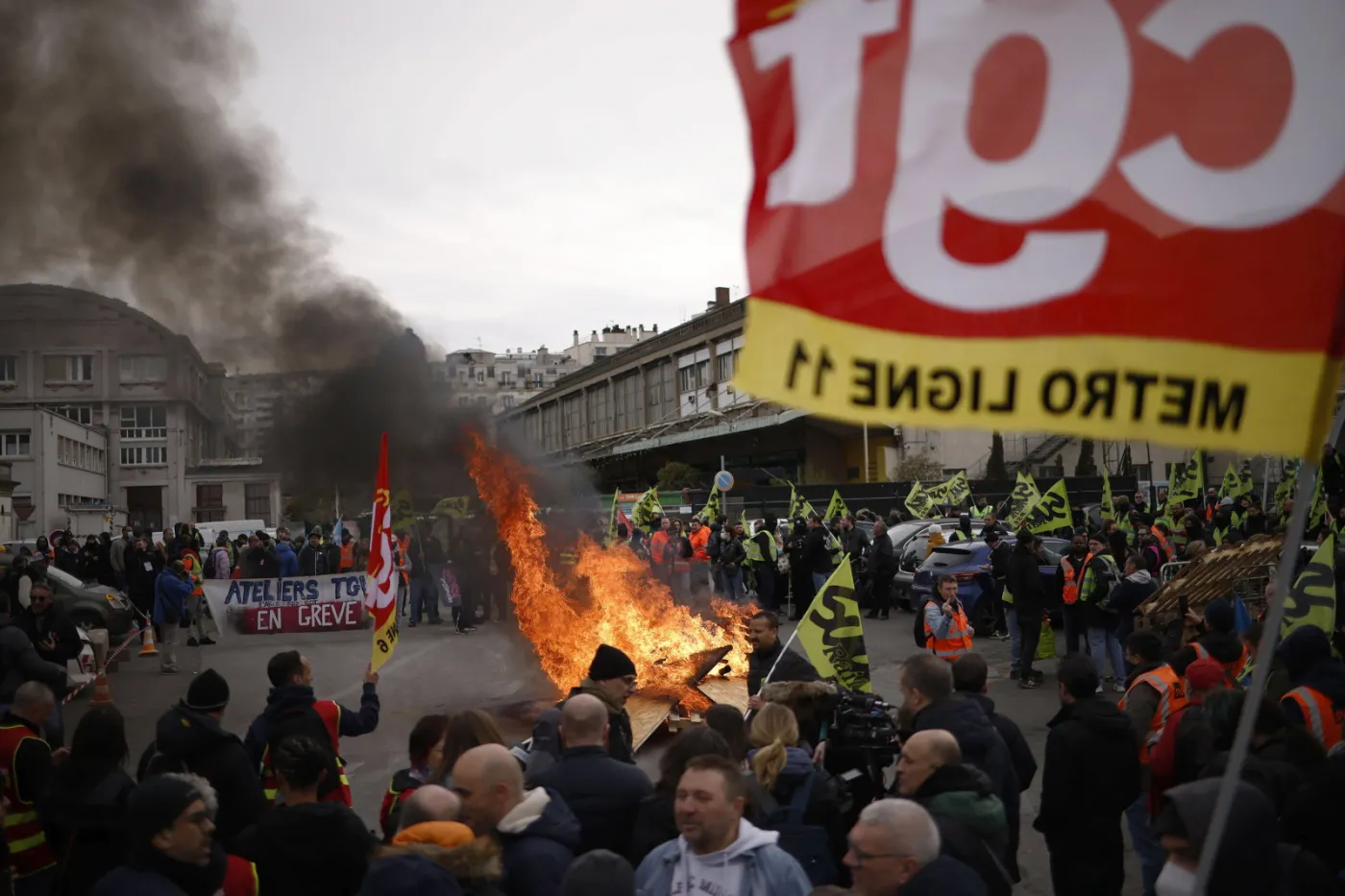 Strajk w Paryżu