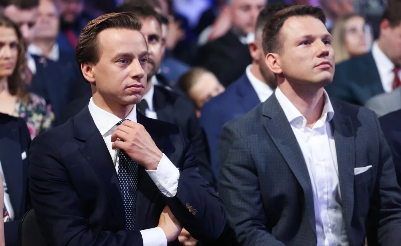 Krzysztof Bosak i Sławomir Mentzen