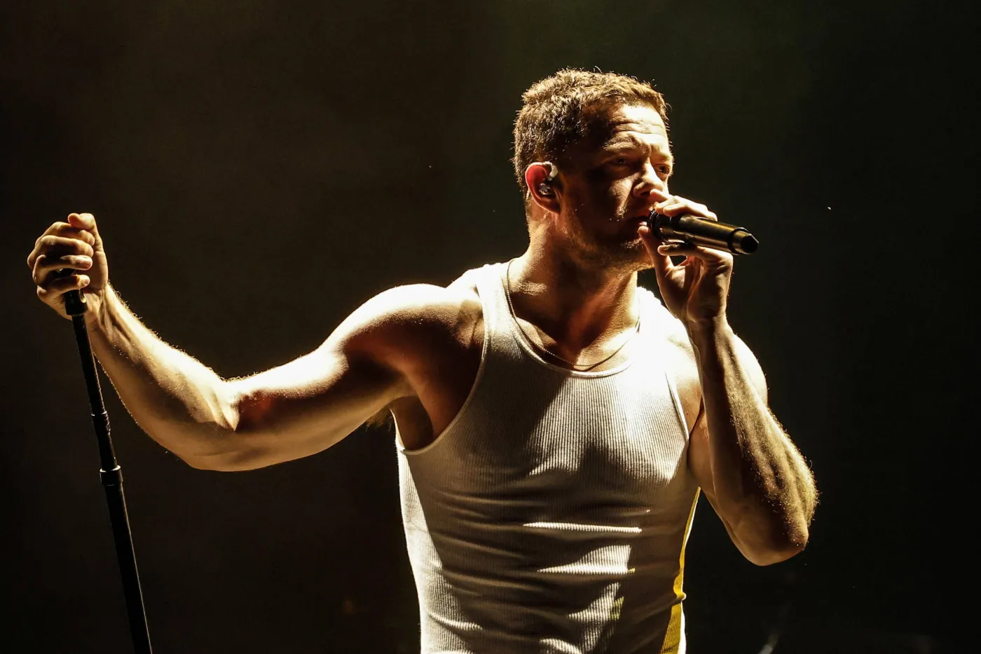 Dan Raynolds z Imagine Dragons. Zdjęcie z koncertu w Rzymie