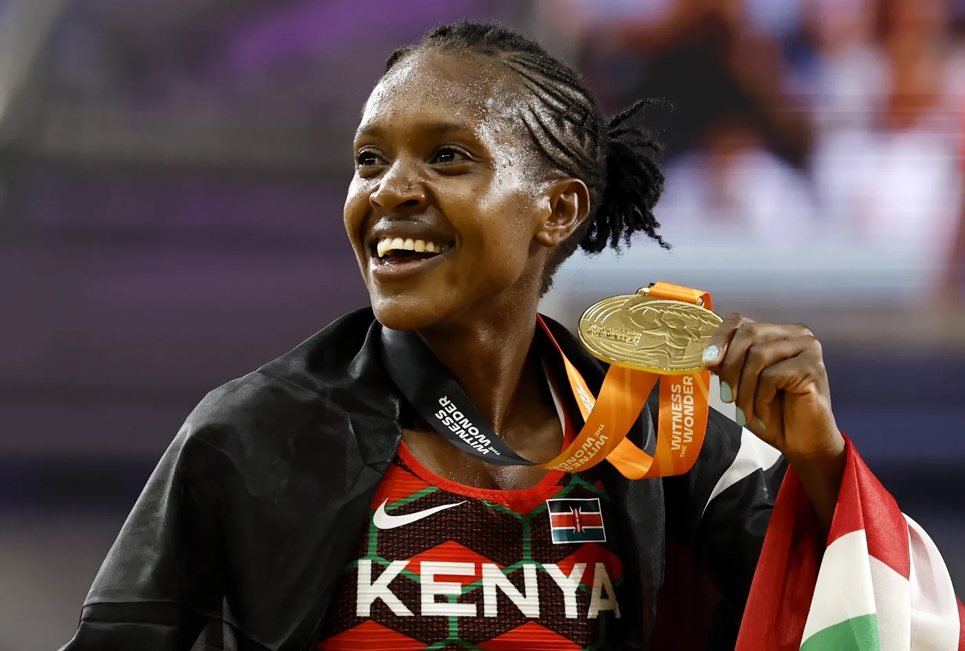 Faith Kipyegon obroniła złoty medal mistrzostw świata w biegu  na 1500 m
