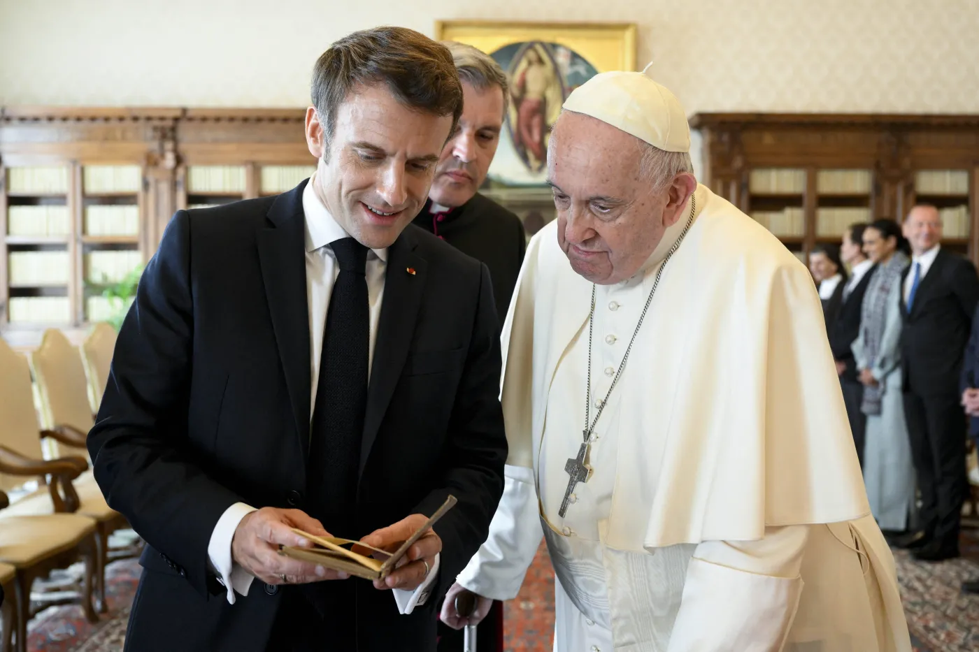 Pope Francis Receives Emmanuel Macron - Vatican