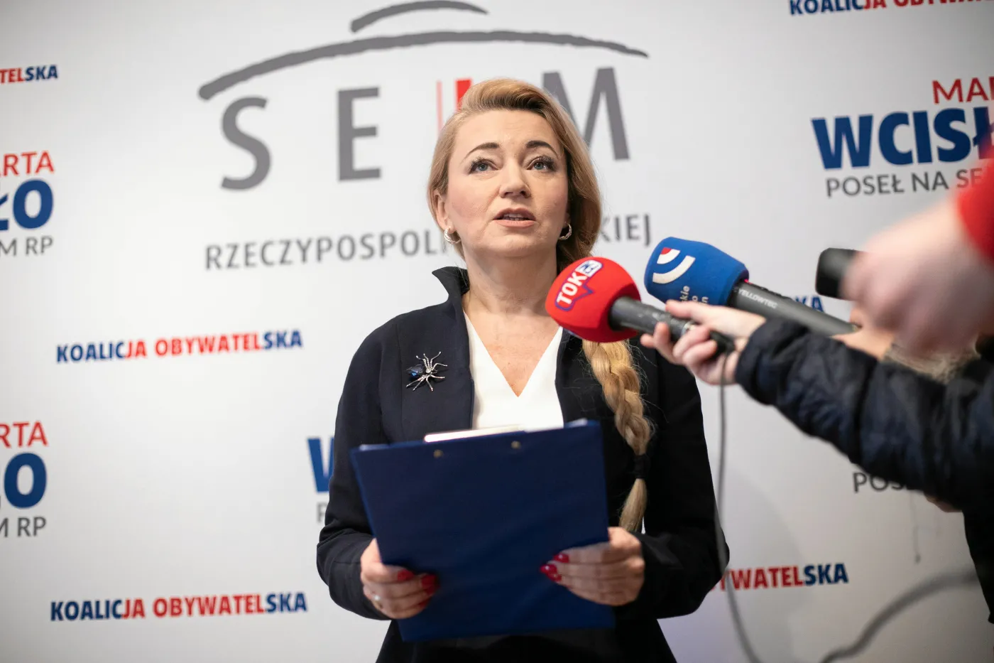 Konferencja prasowa Marty Wcislo w Lublinie