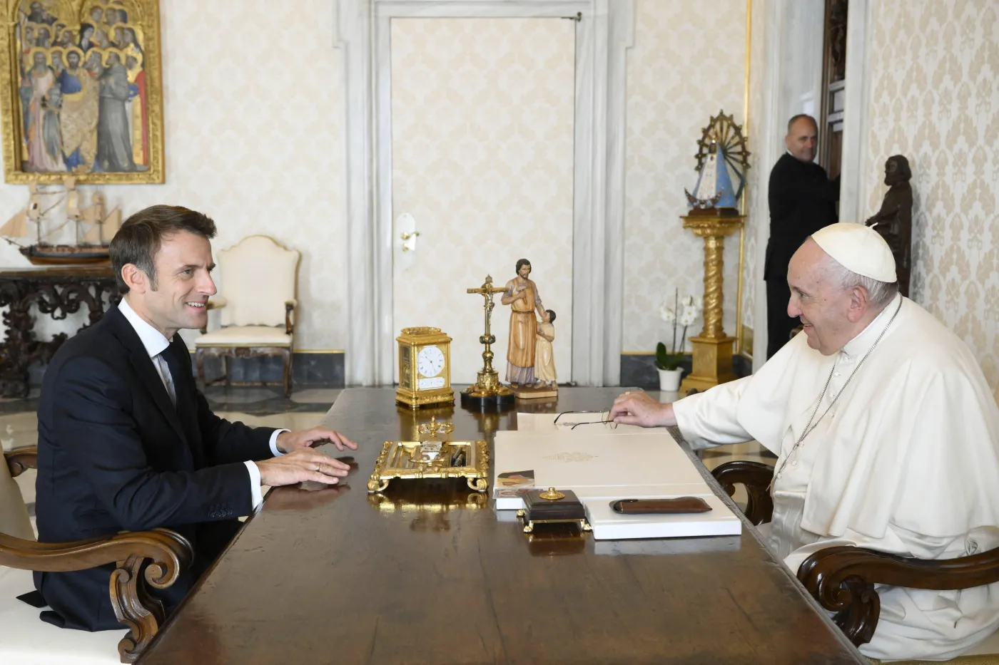Pope Francis Receives Emmanuel Macron - Vatican