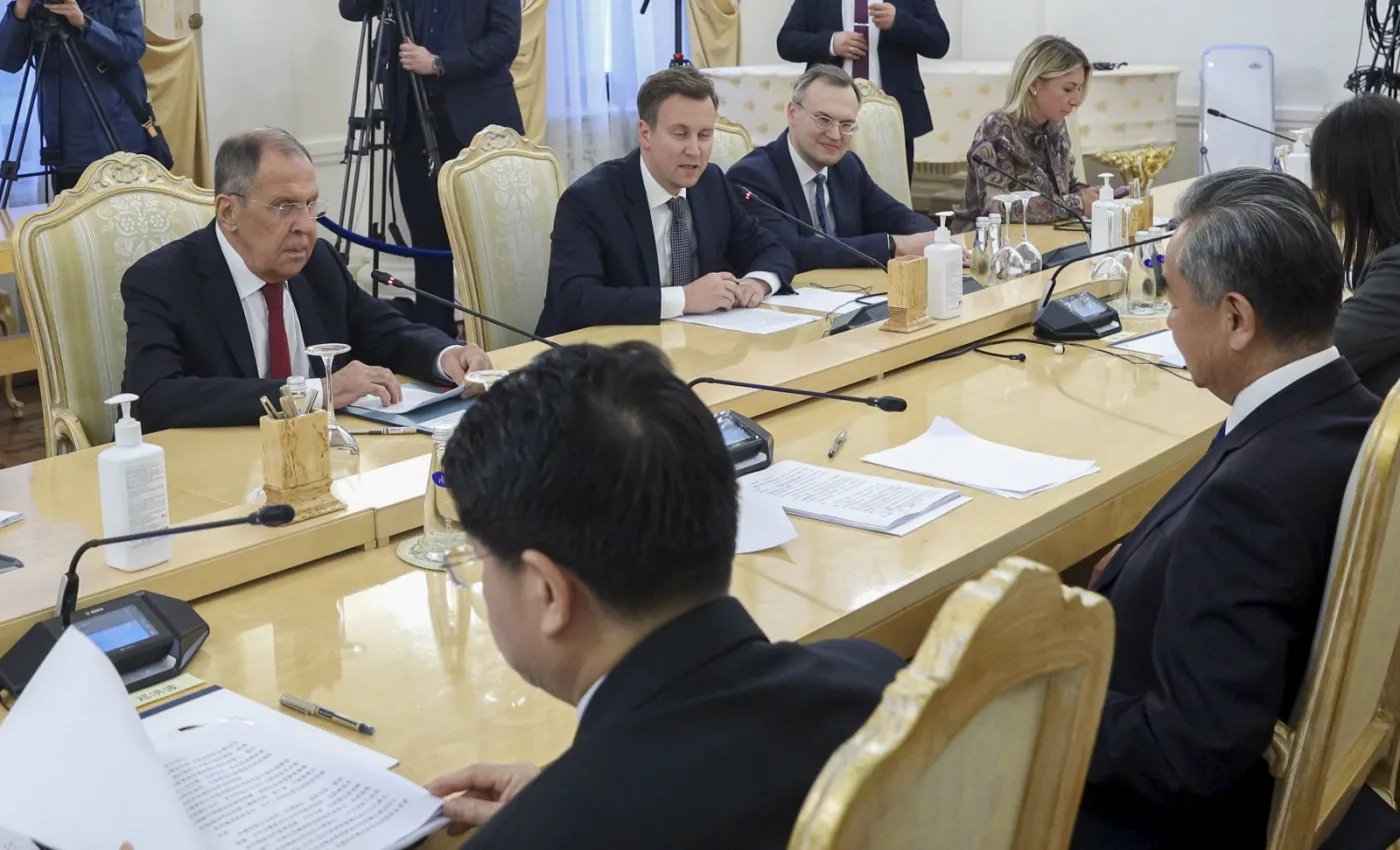 China's Foreign Minister Wang Yi visits Russia