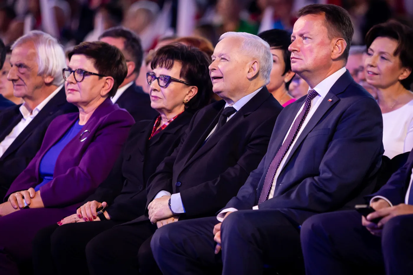 Ryszard Terlecki, Beata Szydło, Elżbieta Witek, Jarosław Kaczyński, Mariusz Błaszczak