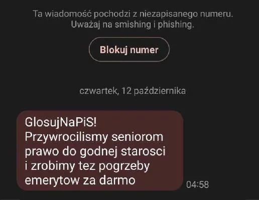 Fejkowe e-maile i SMS-y zalały Polskę. "To nie jest kampania PiS-u"