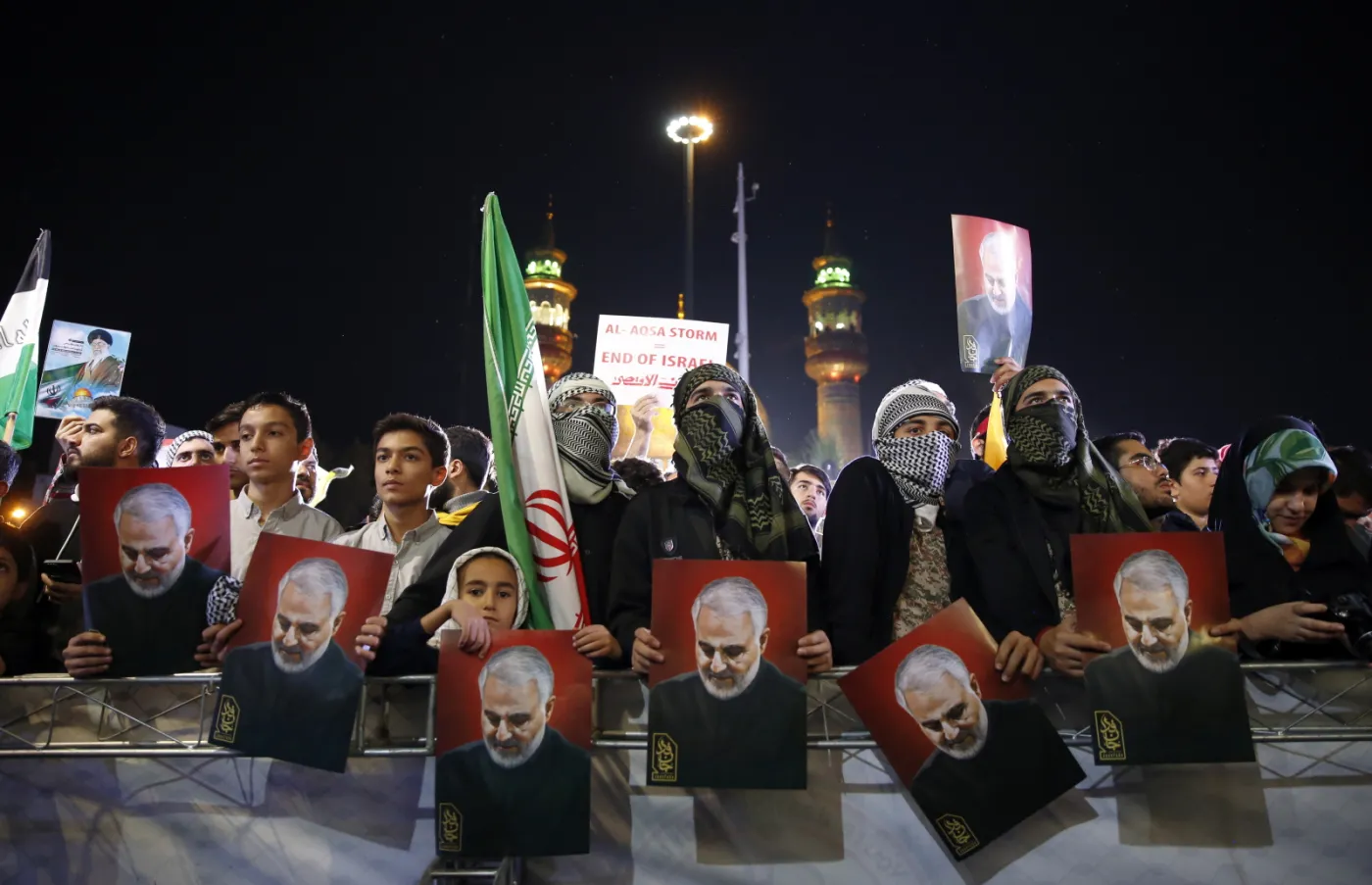 Pro-Palestinians supporters rally in Tehran