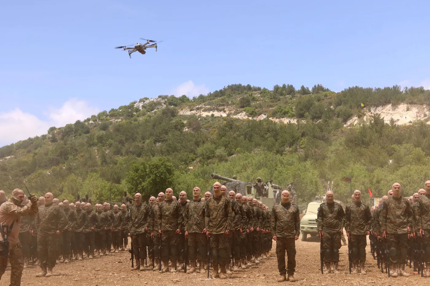 Lebanon: Hezbollah stages military drill near the border with Israel