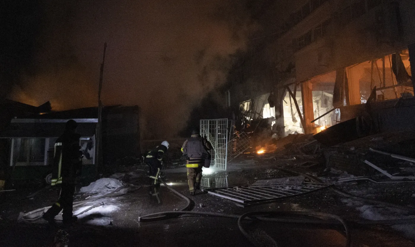 Ukraiński szpital zbombardowany. Rosyjskie drony atakują infrastrukturę cywilną w Charkowie
