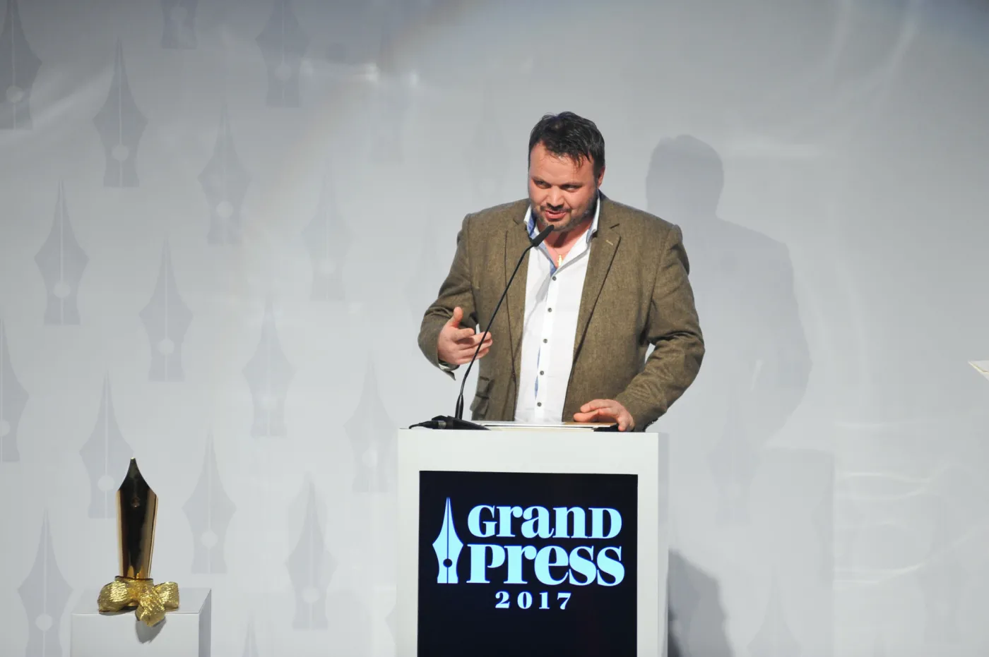 Gala Rozdania Nagród Grand Press 2017 Marek Balawajder