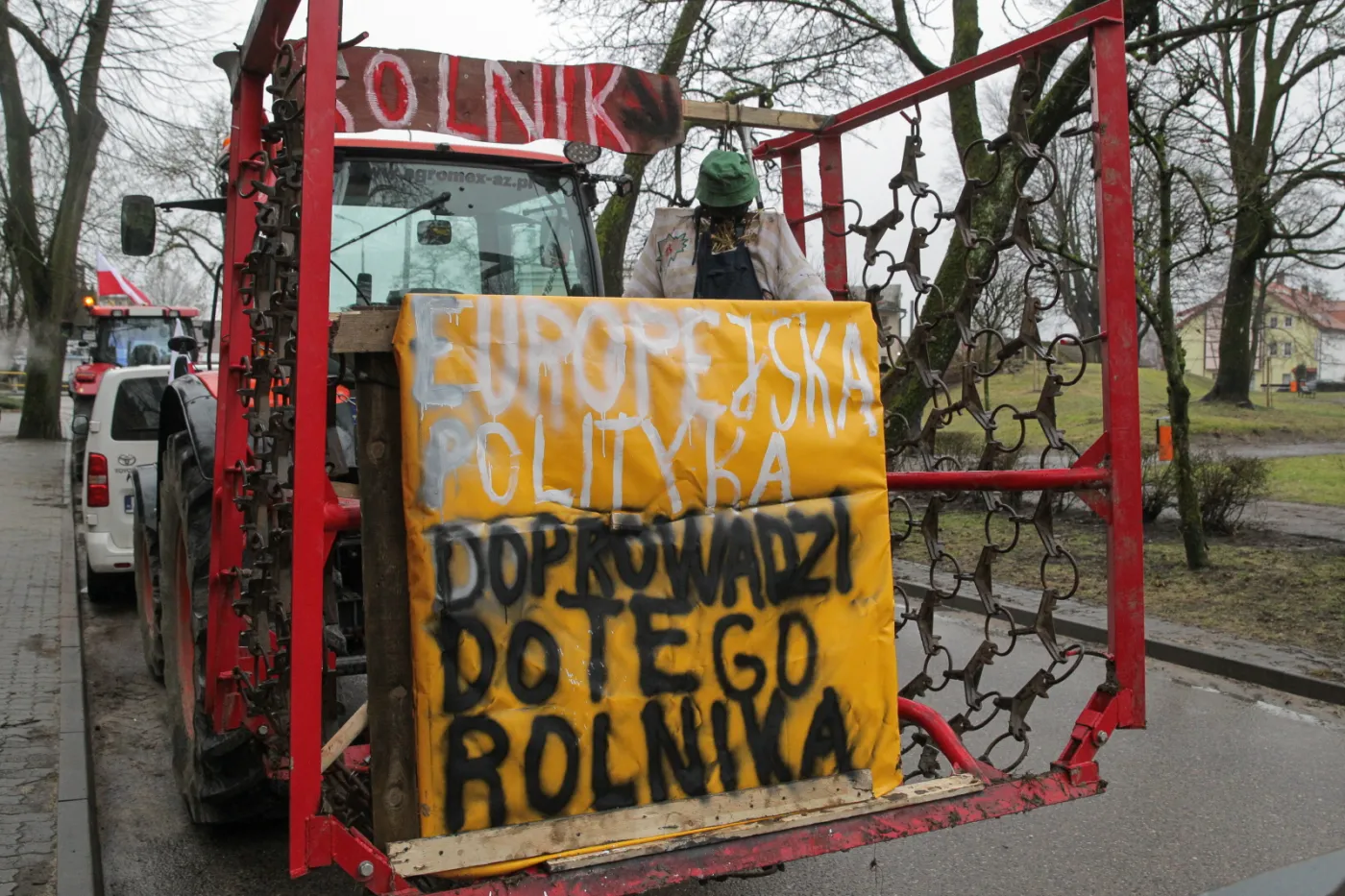 uczestnicy protestu