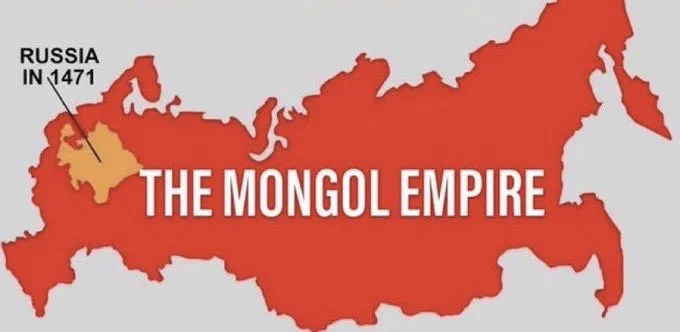 Putina to nie rozbawi. Mapa z Rosją należącą do Mongolii