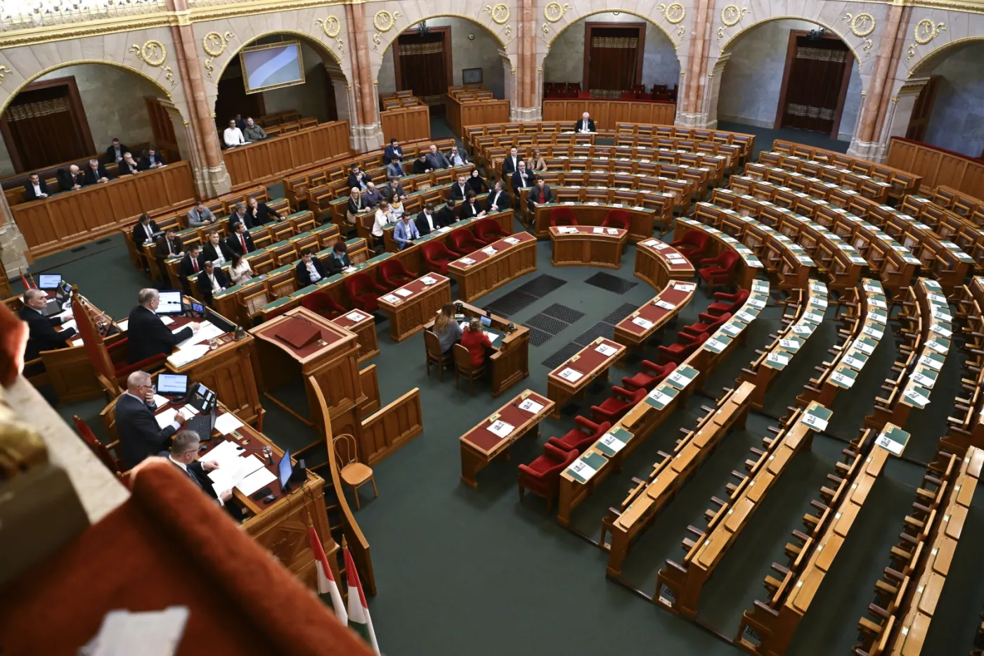Parliament session on ratification of Sweden's NATO membership in Budapest