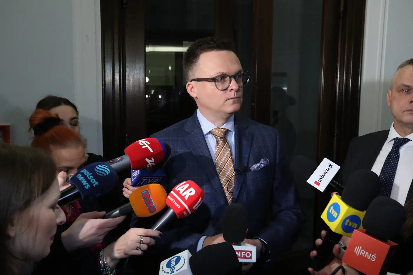 Marszlek Szymon Holownia w Sejmie o bylych poslach Wasiku i Kaminskim
