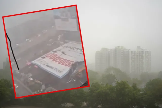 Tragedia w Indiach. Zginęli przygnieceni gigantycznym billboardem