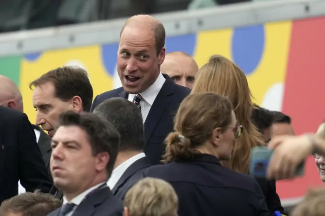 Książę William na meczu Dania-Anglia. Dał się ponieść emocjom. Co za gesty!