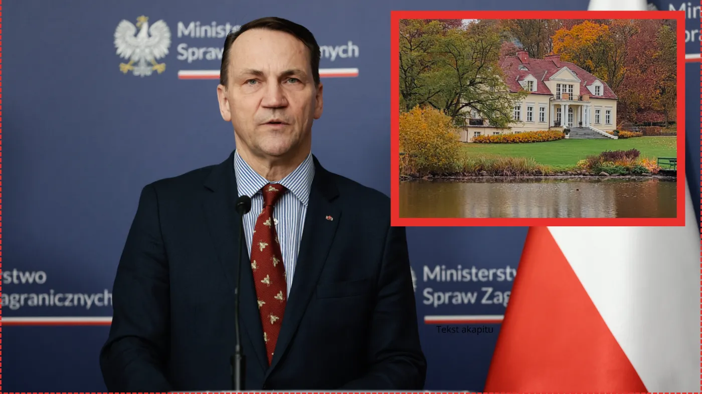 Radosław Sikorski jest krezusem. Dworek z parkiem i stawem to tylko część jego majątku