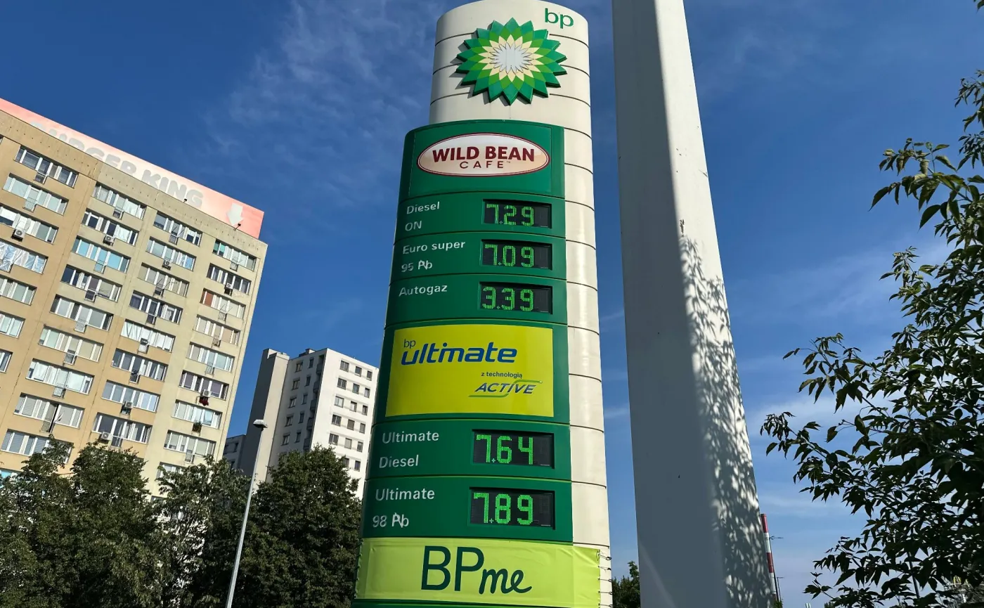Stacja paliw BP