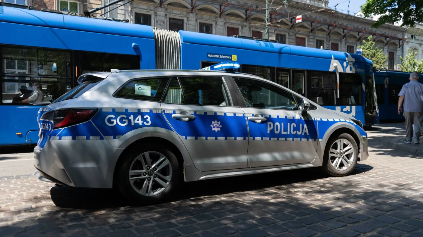 Kraków, policja