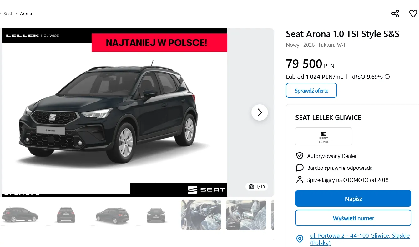 Nowy Seat Arona