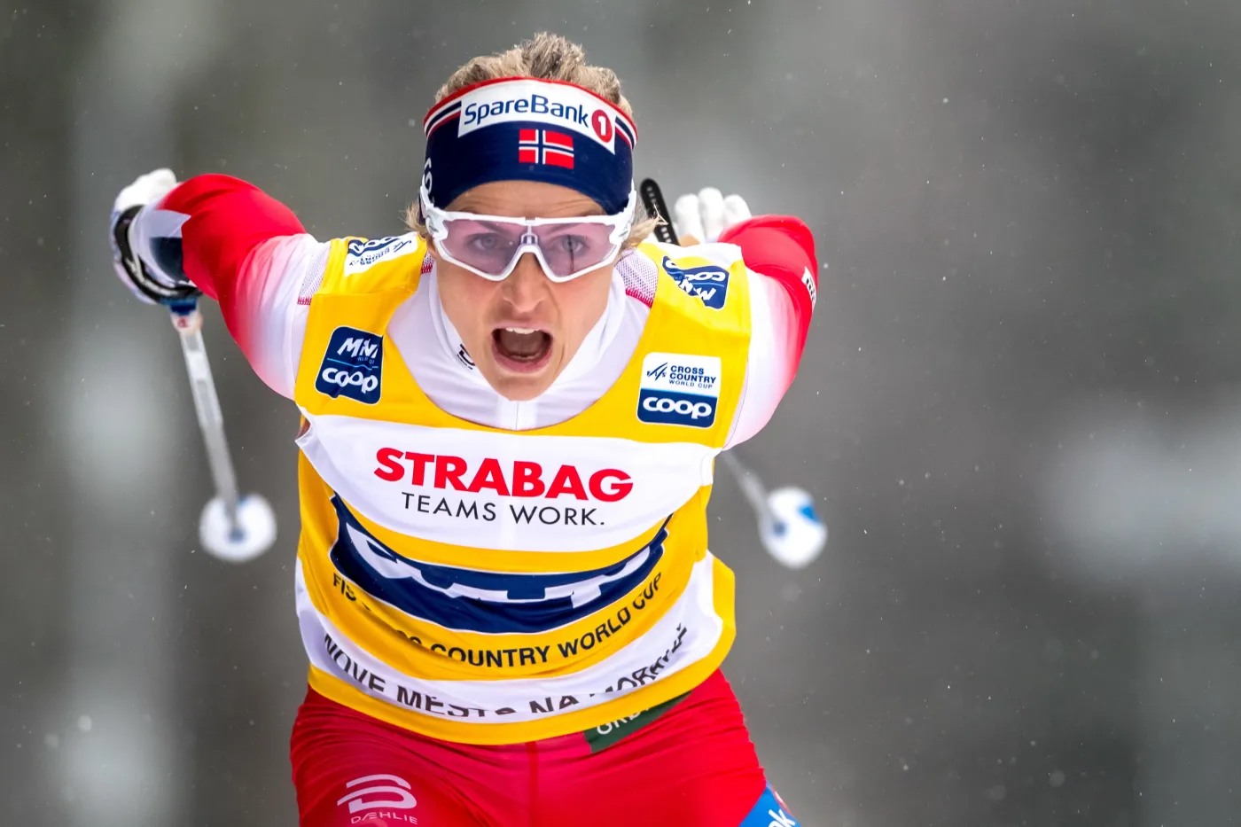 PŚ w biegach: Johaug nie dała szans rywalkom w Novym Mescie