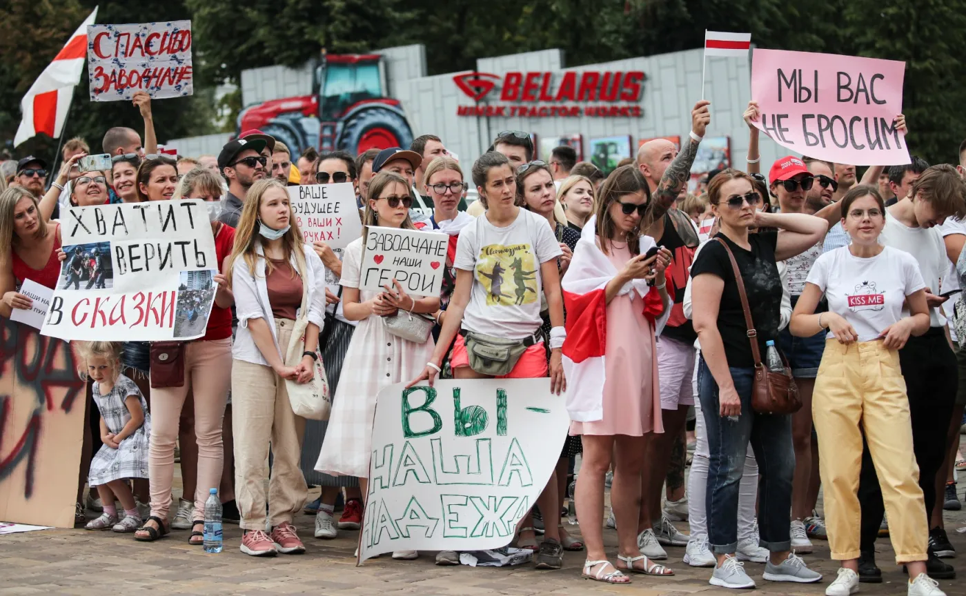 Łukaszenka traci poparcie robotników. Białoruś gwiżdże