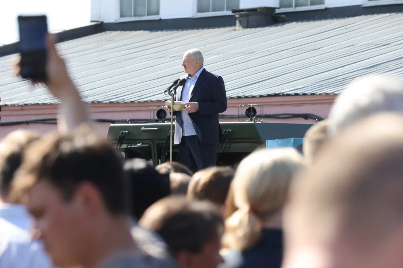 Oddziały białoruskiej armii na granicach zachodnich. Łukaszenka: "Są w pełnej gotowości bojowej"