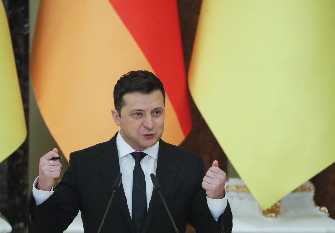 Dzień Zjednoczenia. Zełenski: "Wszystkich Ukraińców łączy pragnienie życia w pokoju"