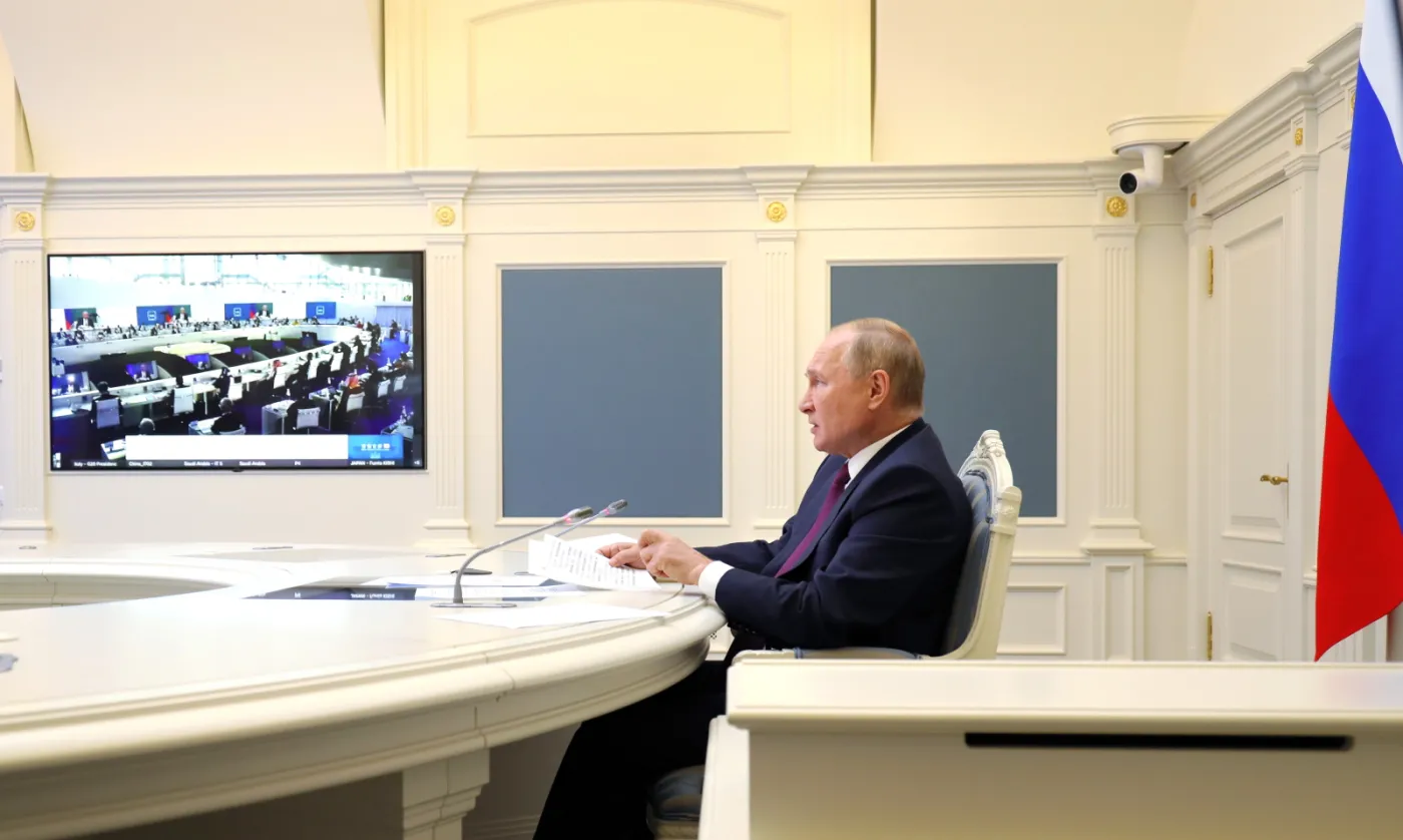 Putin do uczestników G20: Niektóre kraje stosują protekcjonizm w sprawie szczepionek