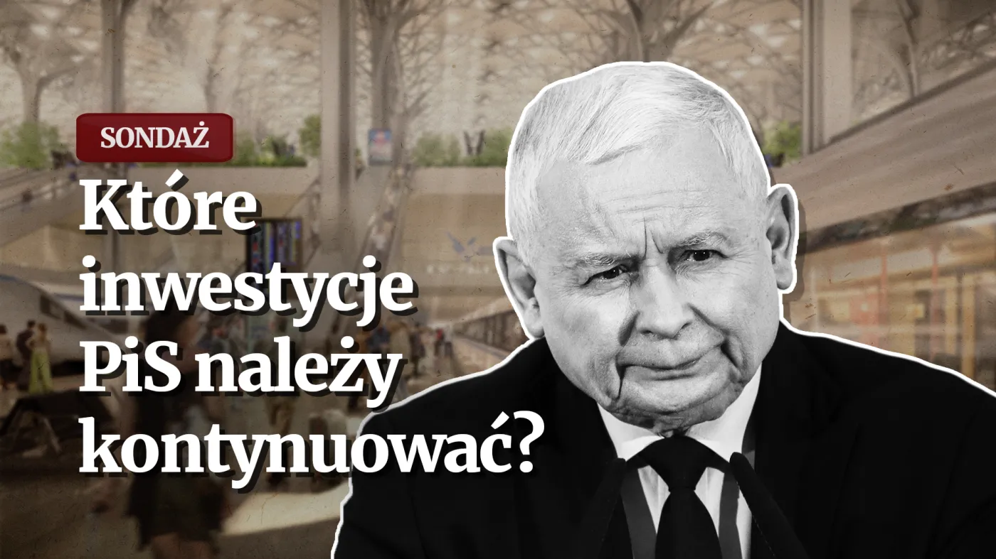 Sondaż inwestycje PiS