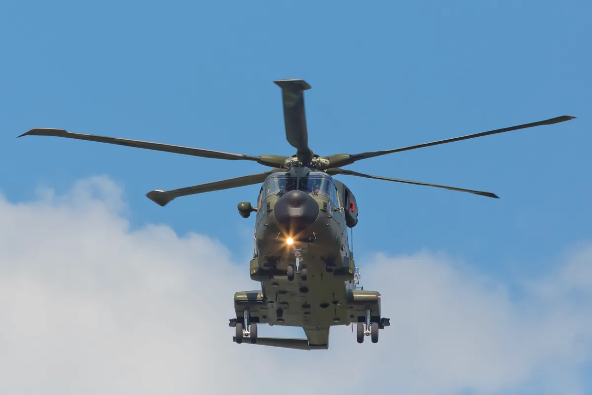 Pierwszy śmigłowiec AW101 jest już w drodze do Polski. Ma zwalczać okręty podwodne