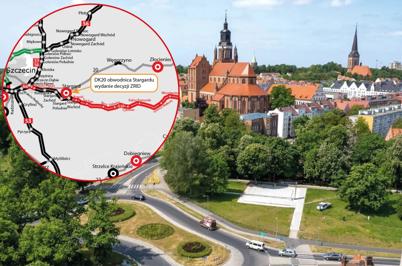 Jest zielone światło dla obwodnicy Stargardu. Ważna decyzja wydana [MAPA]