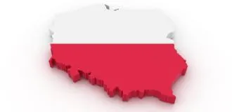 Mapa polski fot. shutterstock.com