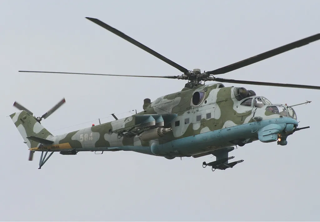Śmigłowiec  Mi-24D, fot. Radoslaw Idaszak
