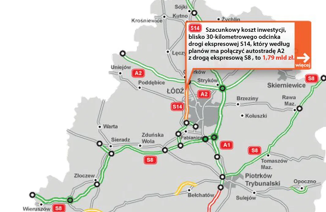Inwestycja za 1,8 mld zł. Łódź będzie pierwszym polskim miastem z pełną obwodnicą [MAPA]