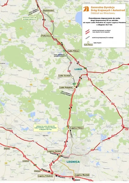 Do końca roku do użytku ma być oddane ok. 80 km drogi S3