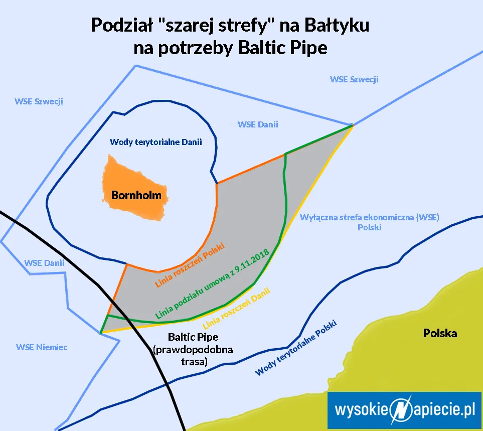 Jak Polska i Dania podzieliły kawałek Bałtyku