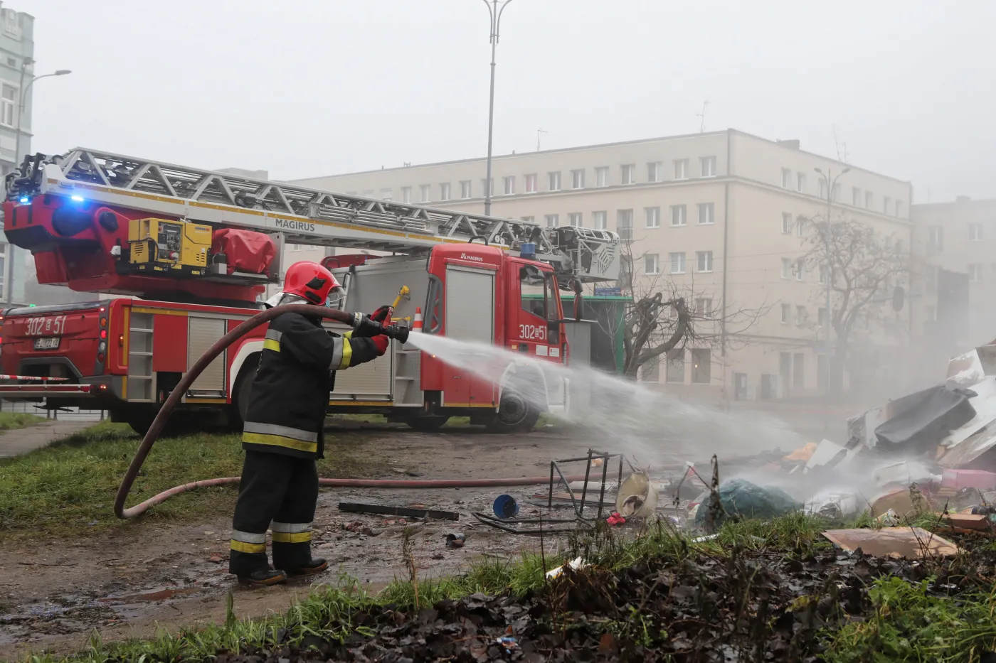 Straż pożarna i policja podsumowują sylwestra. Trzy osoby zginęły w pożarach, kolejne trzy w wypadkach drogowych
