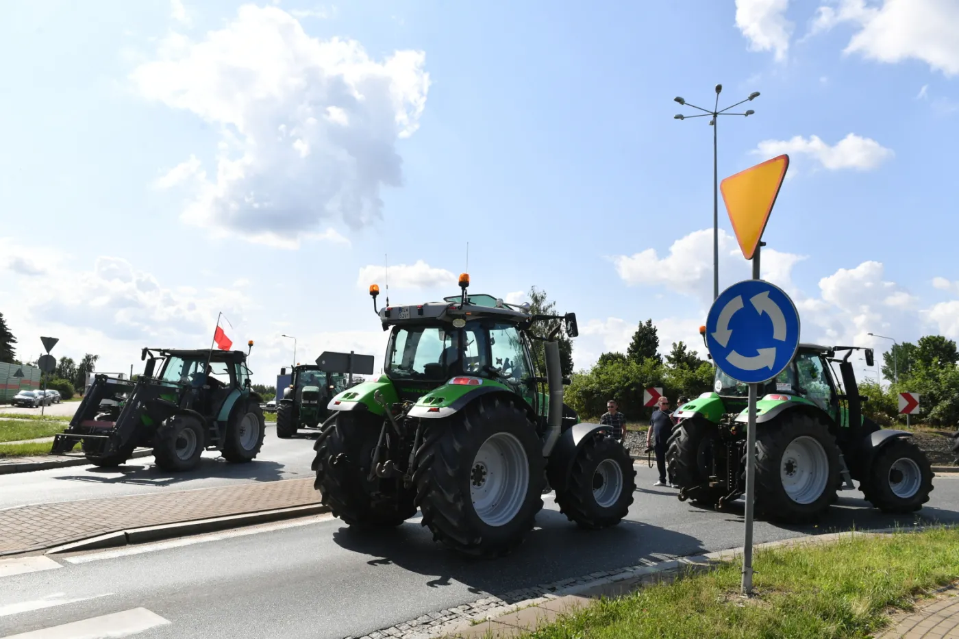Protest w Srocku. PSL: Rząd PiS nie wychodzi naprzeciw oczekiwaniom rolników