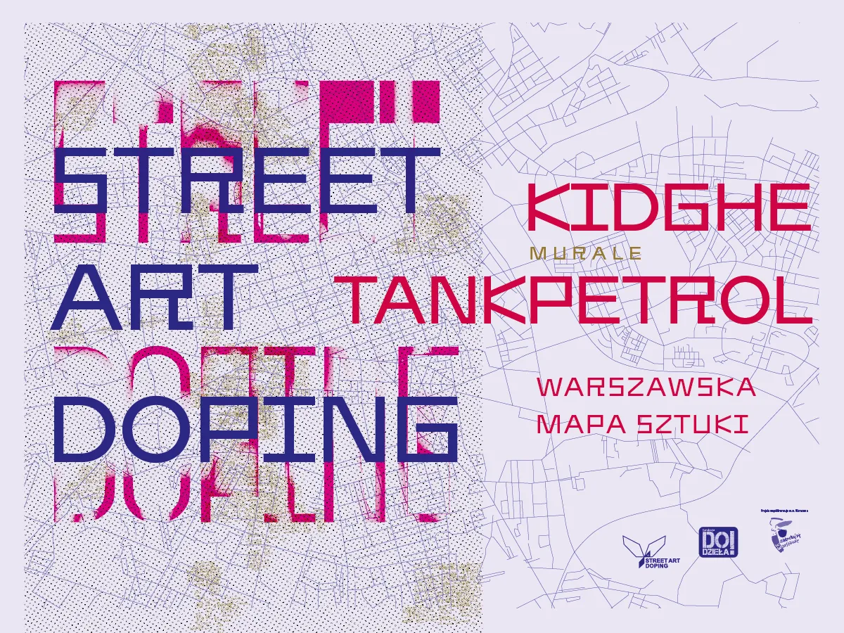"Na tropach nieoczywistości" - Nowa edycja Warszawskiej Mapy Sztuki w Przestrzeni Publicznej Street Art Doping 2021