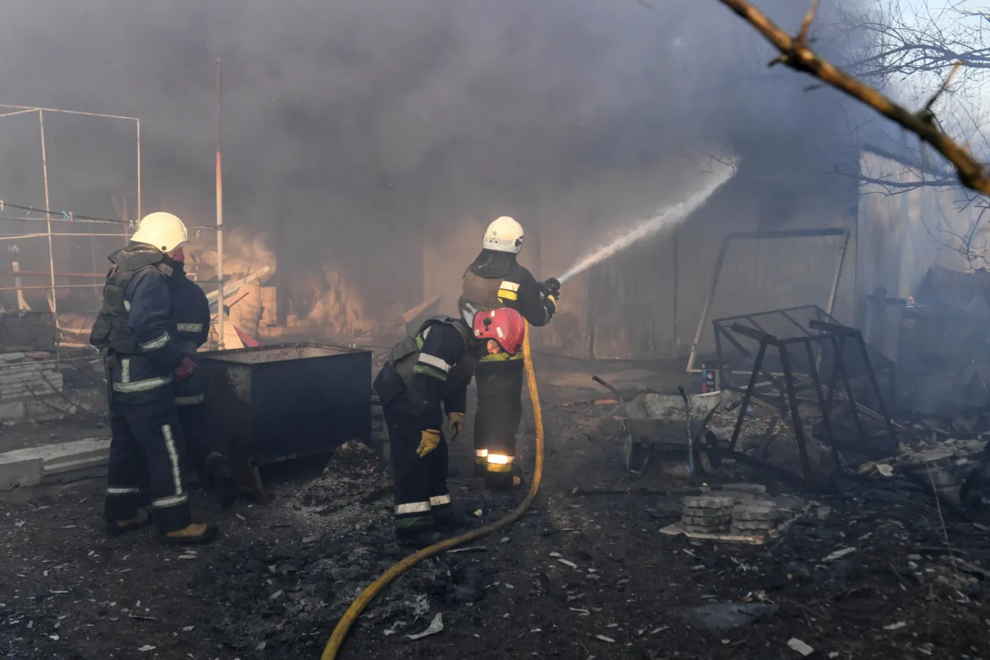 Wojna w Ukrainie: Podsumowanie wydarzeń z nocy 25 marca