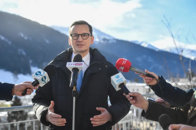 Morawiecki w Davos: Nikt nie przewiduje recesji w Polsce